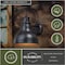 Vaxcel Delano 1 Light Dusk to Dawn Bronze Gold Farmhouse Barn Dome Outdoor Wall Lantern T0316 - alternate 2